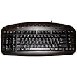Left Handed Keyboard Wired Black By Ergoguys