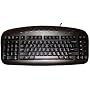 Left Handed Keyboard Wired Black By Ergoguys