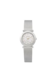 Skagen Chrome Dial Stainless Steel Ladies Watch 107SGSW