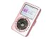 Electronics : Ipod video / classic case in pink aluminium with swarovski crystal