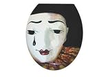 Pierrot Decorated Universal Toilet seats