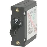 New High Quality Blue Sea 7229 AC / DC Single Pole Magnetic World Circuit Breaker - 50 Amp