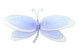 10 Blue Multi-Layered Dragonfly nylon hanging ceiling wall baby nursery room wedding decor