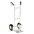 Safco Products - Safco - Hide-Away Convertible Truck, 400lb Capacity, 15-1/2w x 43d x 36h, Aluminum - Sold As 1 Each - Folding collapsible hand truck and platform truck all in one. - Aluminum platform extends more than 50%. - Extendable steel handles. - Fold-up toeplate. -