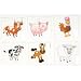 Farm Animal Tattoos - 144 pieces