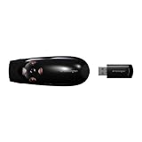 Kensington K72425AM Wirelesss Presenter Expert with Cursor Control, Backlit Joystick and Red Laser Pointer