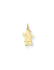 14k Mini Girl Charm