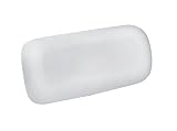 Jacuzzi H682959WH Small Curved Neck Pillow, White Finish