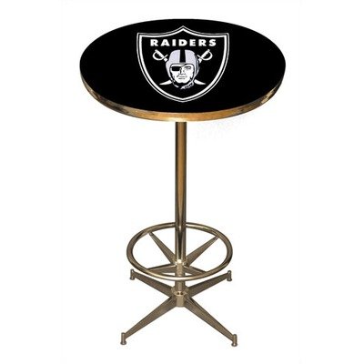Imperial Oakland Raiders Licensed Pub Table