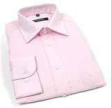 Seidensticker Splendesto Klassik Kent Kragen Fil-á-Fil Stoff rosa