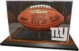 New York Giants Zenith Football Display - Brown