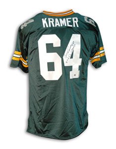 Jerry Kramer Signed Green Bay Packers Throwback Jersey - 5x NFL Champs