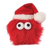 Zanies Red Holiday Wild & Wooly Hairy Dog Toy