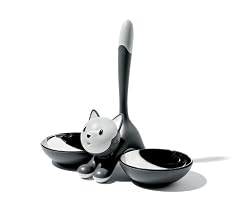 A di Alessi Tigrito Cat Bowl, Grey