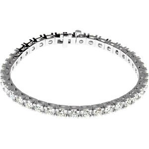 Genuine IceCarats Designer Jewelry Gift 18K Yellow Gold Diamond Tennis Bracelet
