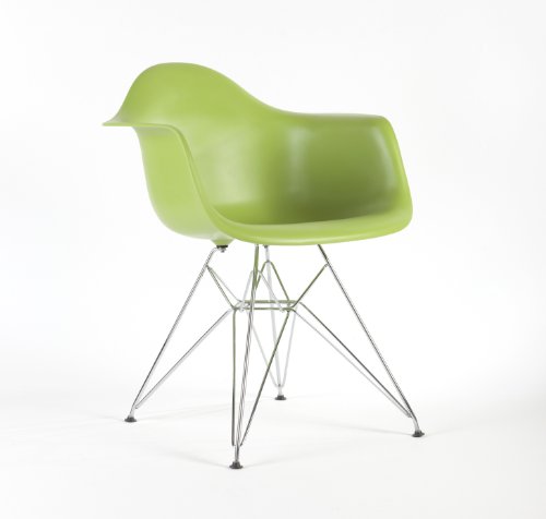Charles Eames Style DAR Dining Chair Plastic - Green
