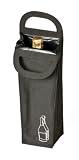 True Fabrications 1-Bottle Chiller Wine Bag, Black