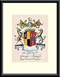 Art Poster Metal Framed Print - Stemma Araldico - Artist: unknown- Poster Size: 15 X 11