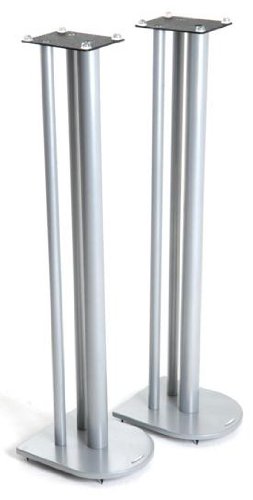 Buy Speaker Stands in Silver - Height 100cm Promo Offer