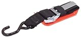 Extreme Max™ Transom Tie-Down; 2 x 2 Orange Gator with Black Skin by EXTREME MAX