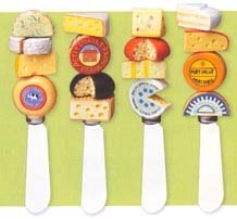 Beaded Cheese 4-pc. Spreader Set by Boston Warehouse