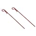 Anodized Body Clip, 80mm, Red (2)
