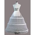 Loywe, Reifrock Petticoat aus Satin, 3 Ringe, LW4803-Transparent