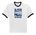 McCain Palin 2008 Adult Ringer T-Shirt