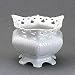 WHITE FULL LACE LG SUGAR BOWL