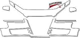 3M Lackschutz Folie Frontschutzset transparent (Audi A4 Limosine)