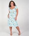 Cinched Floral Dress