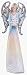 Pack of 2 Heavenly Splendor Porcelain Angel Figures with Snowflake