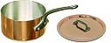 Mauviel Cuprinox 18cm Copper Saucepan & Lid