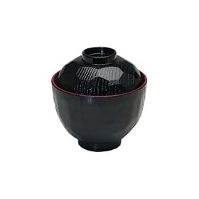 Lacquer Soup Bowl w  Lid 3 5 8 by eKitron