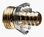Gilmour Mfg 1/2 Hose Brass Clinch Coupler C12FB10