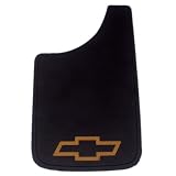 Chevy Gold Bowtie Easy Fit Mud Guard   11 - Set of 2 by Plasticolor