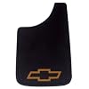 Chevy Gold Bowtie Easy Fit Mud Guard   11" - Set of 2
