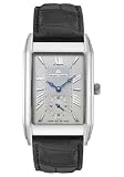 Mens Masterpiece Mechanical Rectangular Petite Second Hand Black Leather #MP7009 SS001 110 Mens Masterpiece Mechanical Rectangular Petite Second Hand Black Leather #MP7009-SS001-110