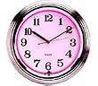 Pink/blue 2 Tone Neon Clock