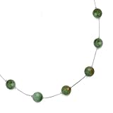 Liquid Silver and Green Turquoise Necklace