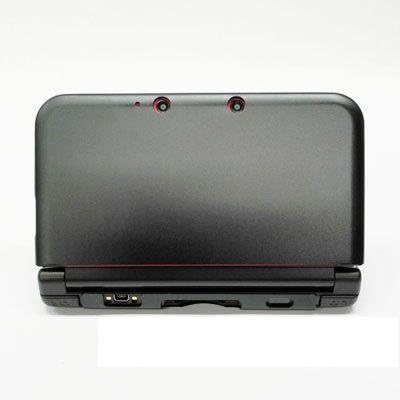 3DS-LL/XL Aluminum Faceplate Plastic Jacket Case -- BLACK