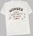 Horses Leave Hoofprints T-Shirt