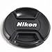 CowboyStudio 72mm Center Pinch Snap-on Lens Cap for Nikon Lens Replaces LC 72 - Includes Lens Cap Holder