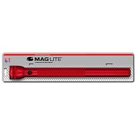 MAGLITE S6D036 Heavy-Duty 6-D Cell Flashlight, Red