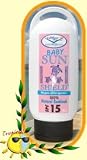 Natural Baby Sunshield - SPF15 (120ml) - Caribbean Blue sunscreen