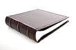 Compact European Leather Photo Album with Archival, Acid Free Paper Holds 100 4x6 Photos