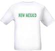 NEW MEXICO - GREEN LETTERING - State-series - White T-shirt