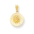 14k Saint Christopher Medal Pendant