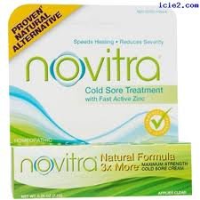 Novitra Homeopathic Cold Sore Cream, Maximum Strength , .25 oz (7.1 g)