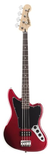 Squier Vintage Modified Jaguar Electric Bass Guitar Special Humbucker Candy Apple Red